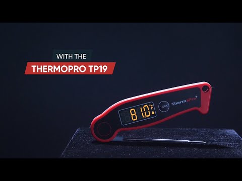 Introducing ThermoPro TP19 Waterproof Auto-Rotating Display Instant-Read Thermometer