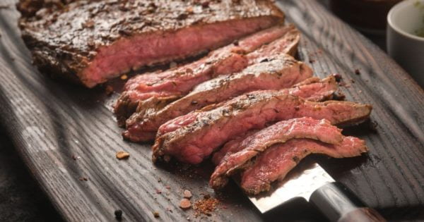 Sliced Dry Aged Wagyu Flank Steak