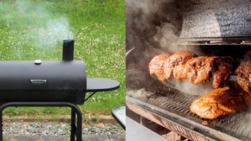 charcoal vs wood smoker