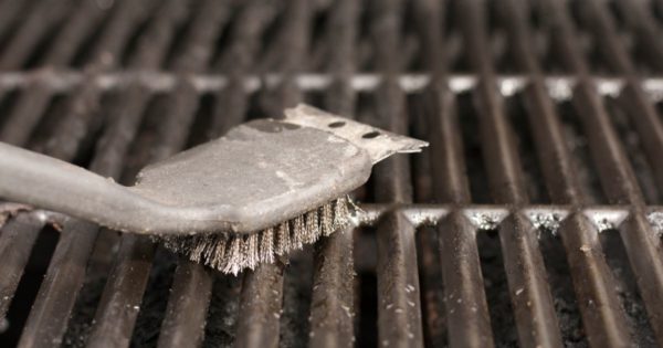 cleaning grill