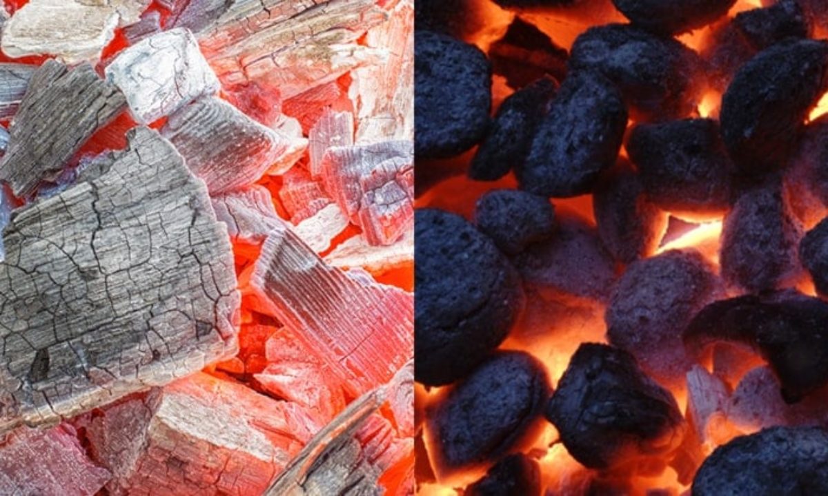 smoking with lump charcoal