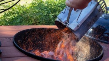 Using Chimney Starter for Smoking hot or Grilling
