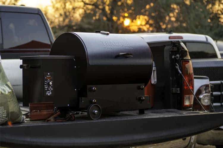 Traeger Tailgater in action